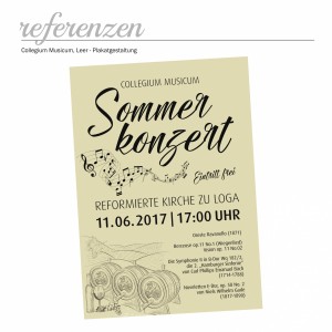 Collegium Musicum Leer Plakat